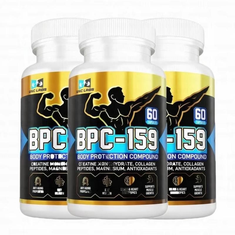 Creatine & Collagen Peptide Capsules for Muscle & Joint Support, 60ct